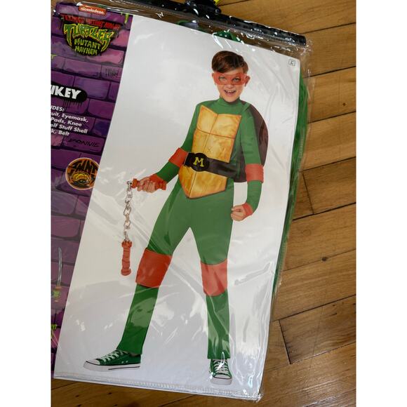 Teenage Mutant Ninja Turtle Mikey costume NEW‎ - Picture 2 of 7